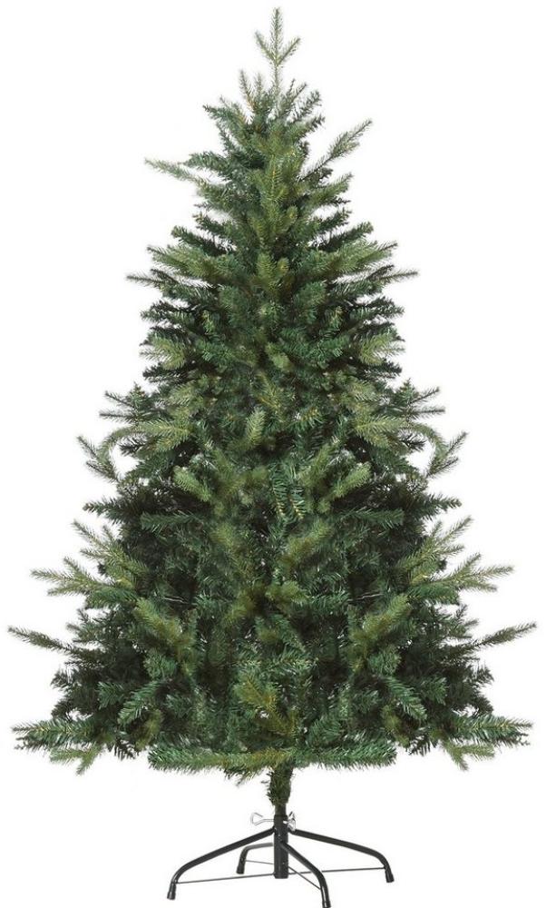 HOMCOM Künstlicher Weihnachtsbaum Christbaum 946 Zweige Metallfuß PVC, Kunsttanne, 95x150 cm (BxH), grün Bild 1