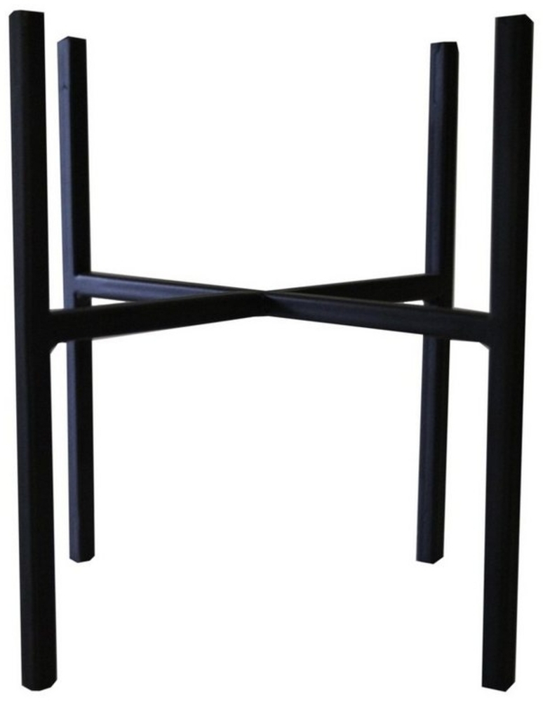 tegawo Blumenständer Owen, 4-beinig, Metall, schwarz Bild 1