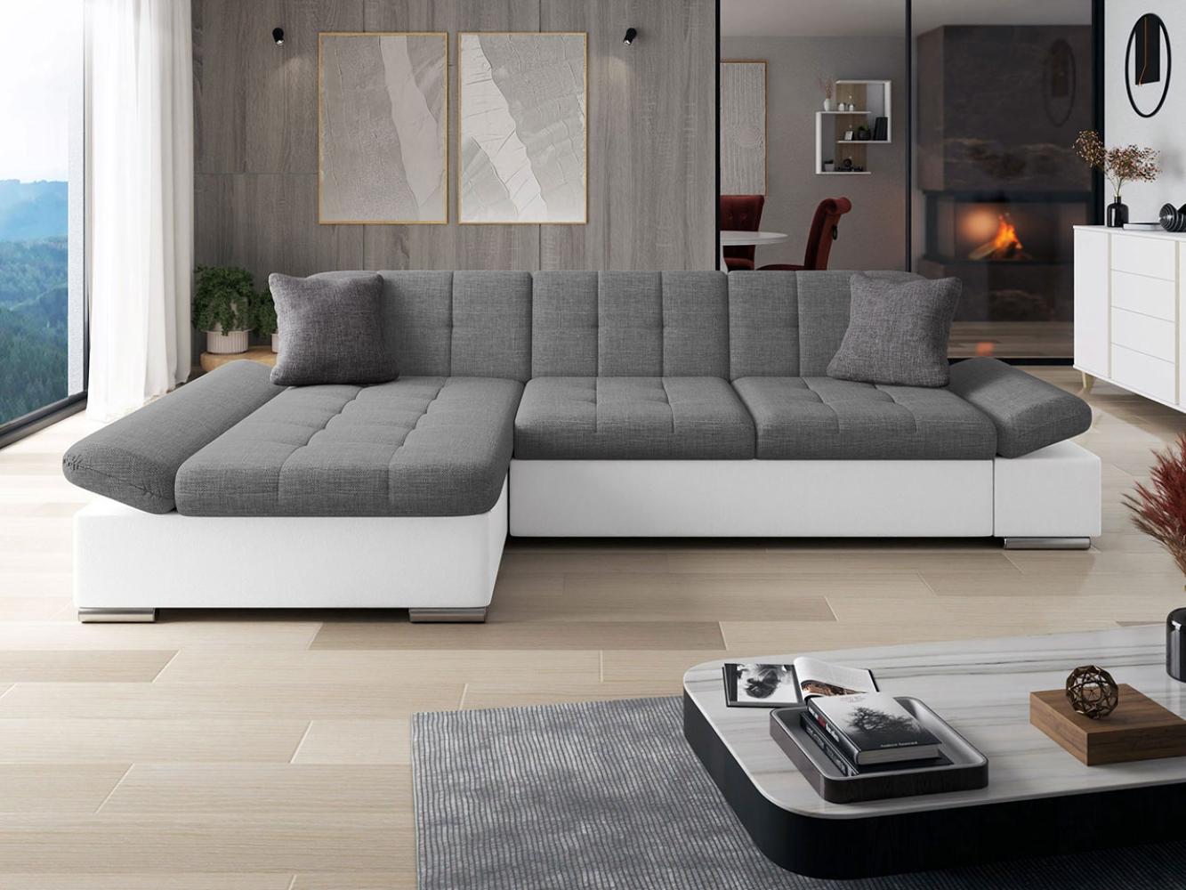 Ecksofa Malwi, Seite: Links, Farbe: Soft 017 + Lux 05 + Lux 06 Bild 1