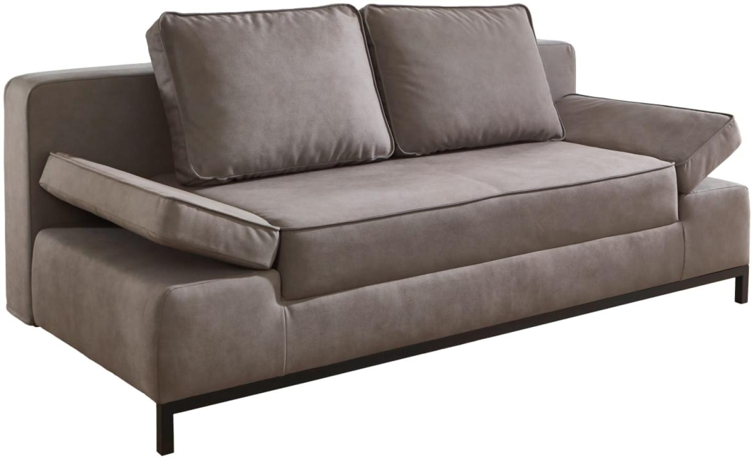 Jarny Schlafsofas grau Webstoff Bild 1