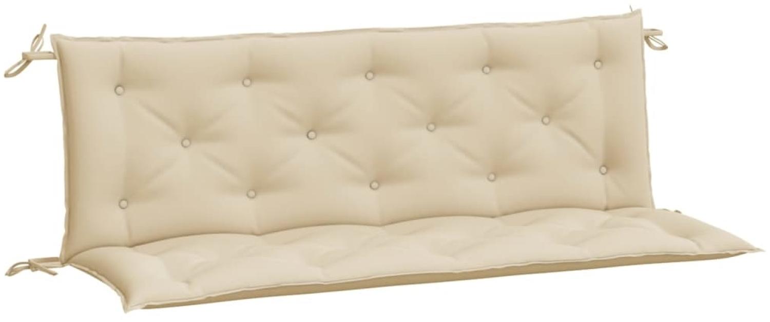 vidaXL Gartenbank-Auflagen 2 Stk. Beige 150x50x7 cm Oxford-Gewebe 361700 Bild 1