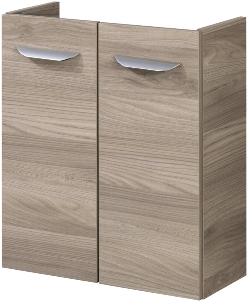 Fackelmann SBC LUXOR Waschbeckenunterschrank 55 cm, Braun hell, 2 Türen Bild 1
