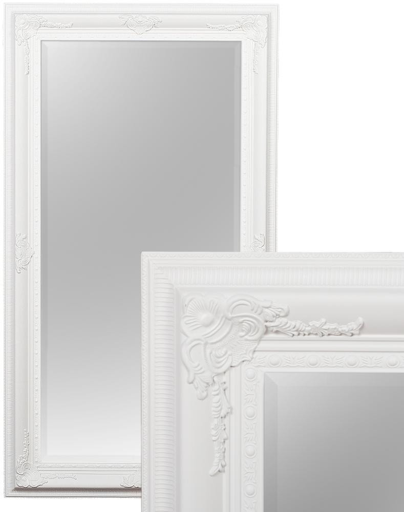 Spiegel EVE 200x110 cm Pure-White Pompös Barock Wandspiegel Holzrahmen Facette Bild 1
