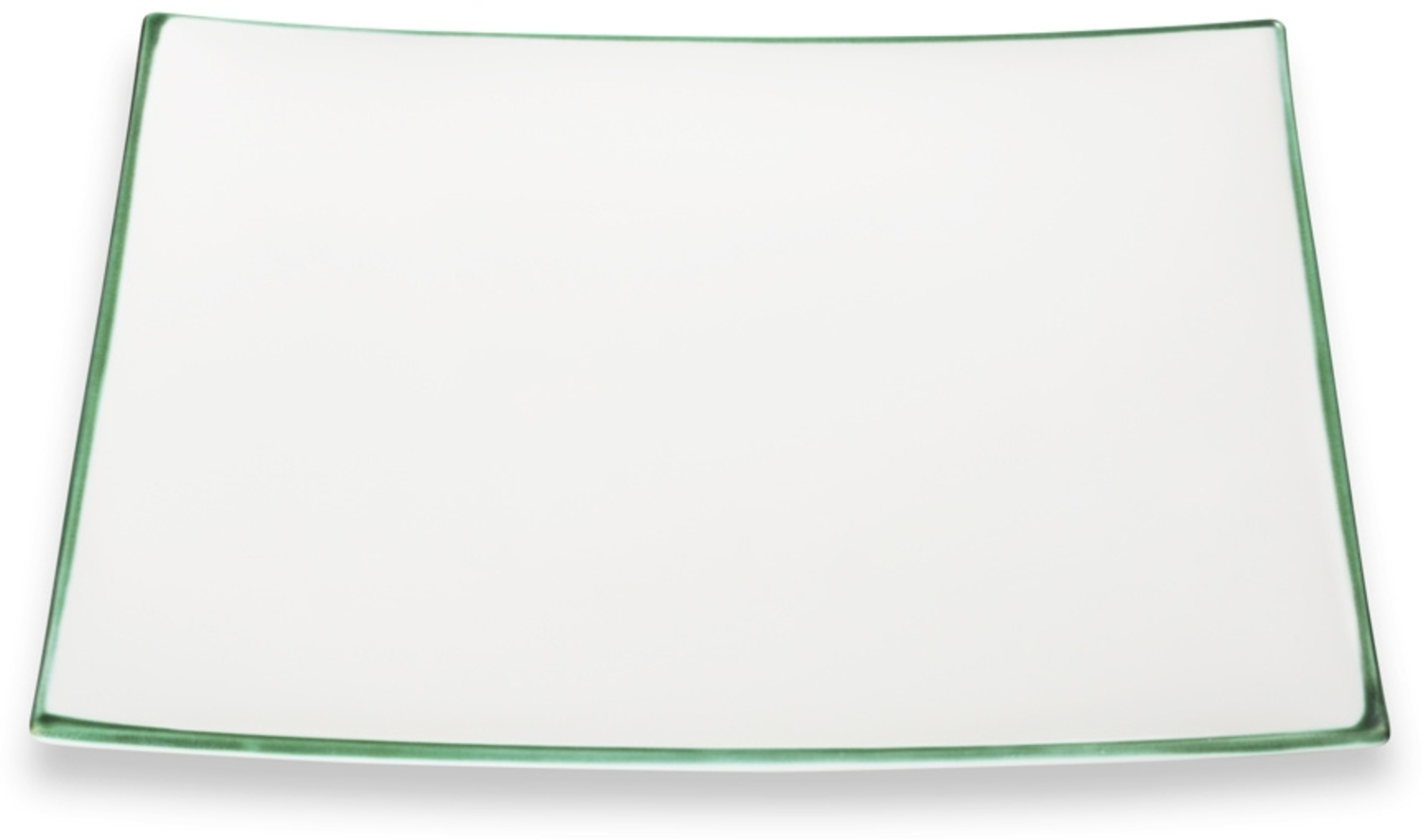 Gmundner Keramik Grüner Rand, Platzteller Trend (31x31cm) Bild 1