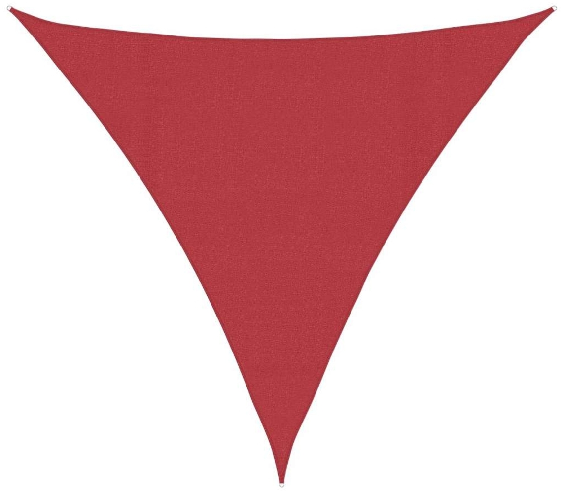 vidaXL Sonnensegel 160 g/m² Rot 4,5x4,5x4,5 m HDPE 311645 Bild 1