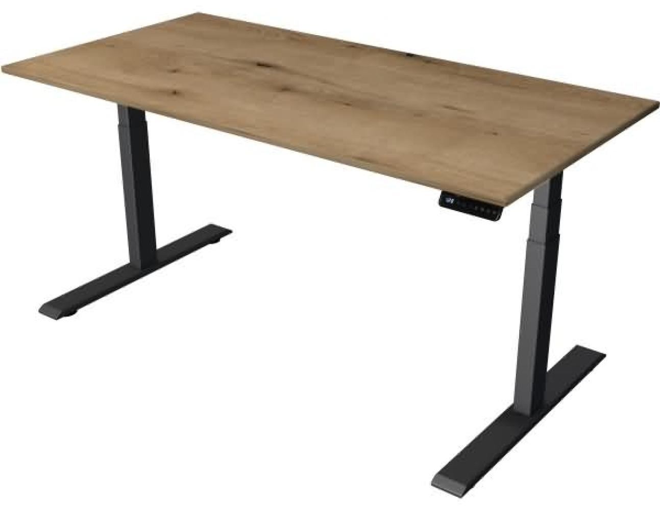 Kerkmann Steh-/Sitztisch Move 2 elektrisch Fuß anthrazit 160x80x63-127 Bild 1