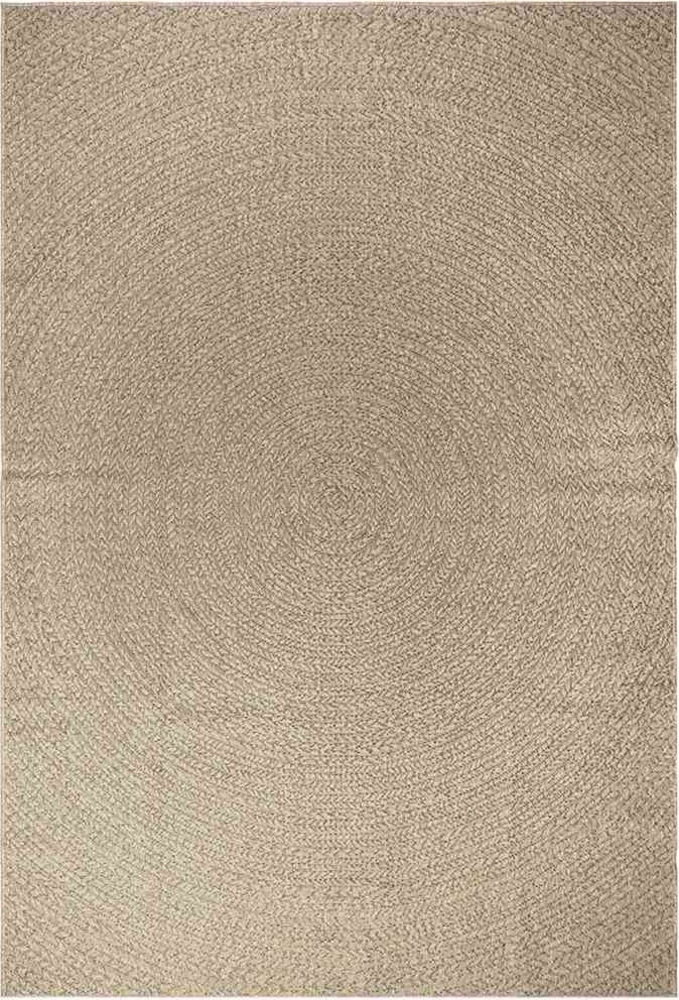 vidaXL Teppich ZIZUR Beige 200x290 cm Jute-Optik Indoor und Outdoor 4010411 Bild 1