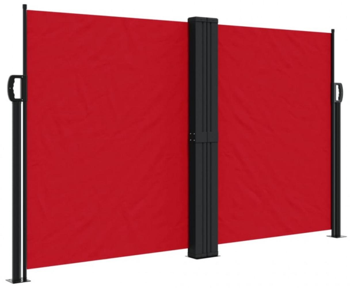 vidaXL Seitenmarkise Ausziehbar Rot 140x1200 cm 4004807 Bild 1