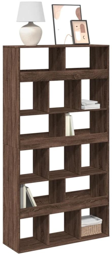 vidaXL Bücherregal Braun Eichen-Optik 100x33x187,5 cm Holzwerkstoff 3309381 Bild 1