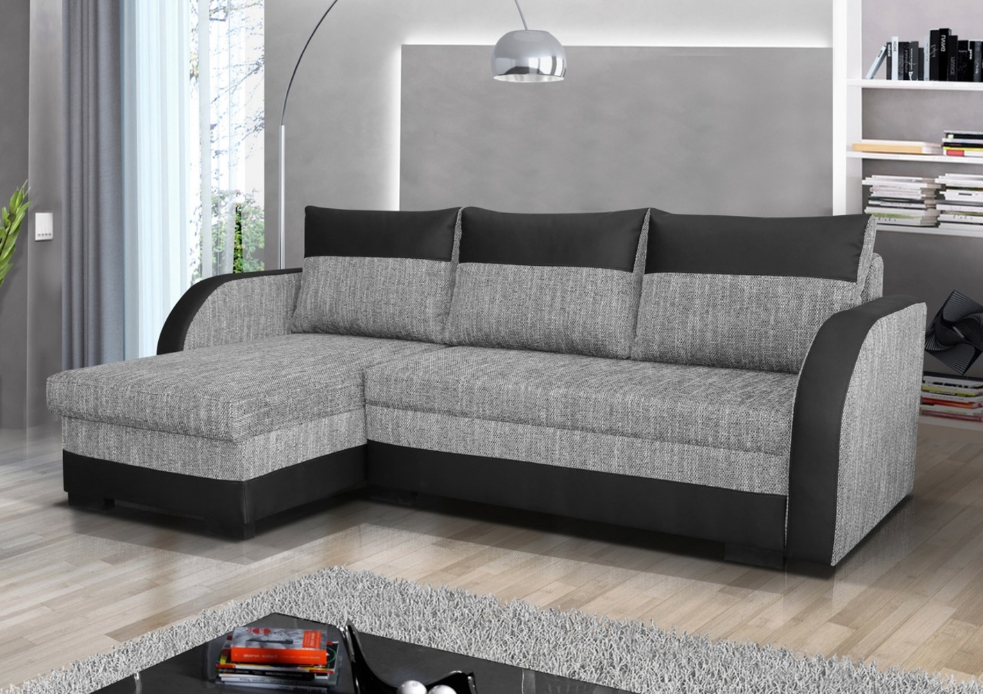 Ecksofa Joseph, Farbe: Soft 011 + Lawa 05 Bild 1