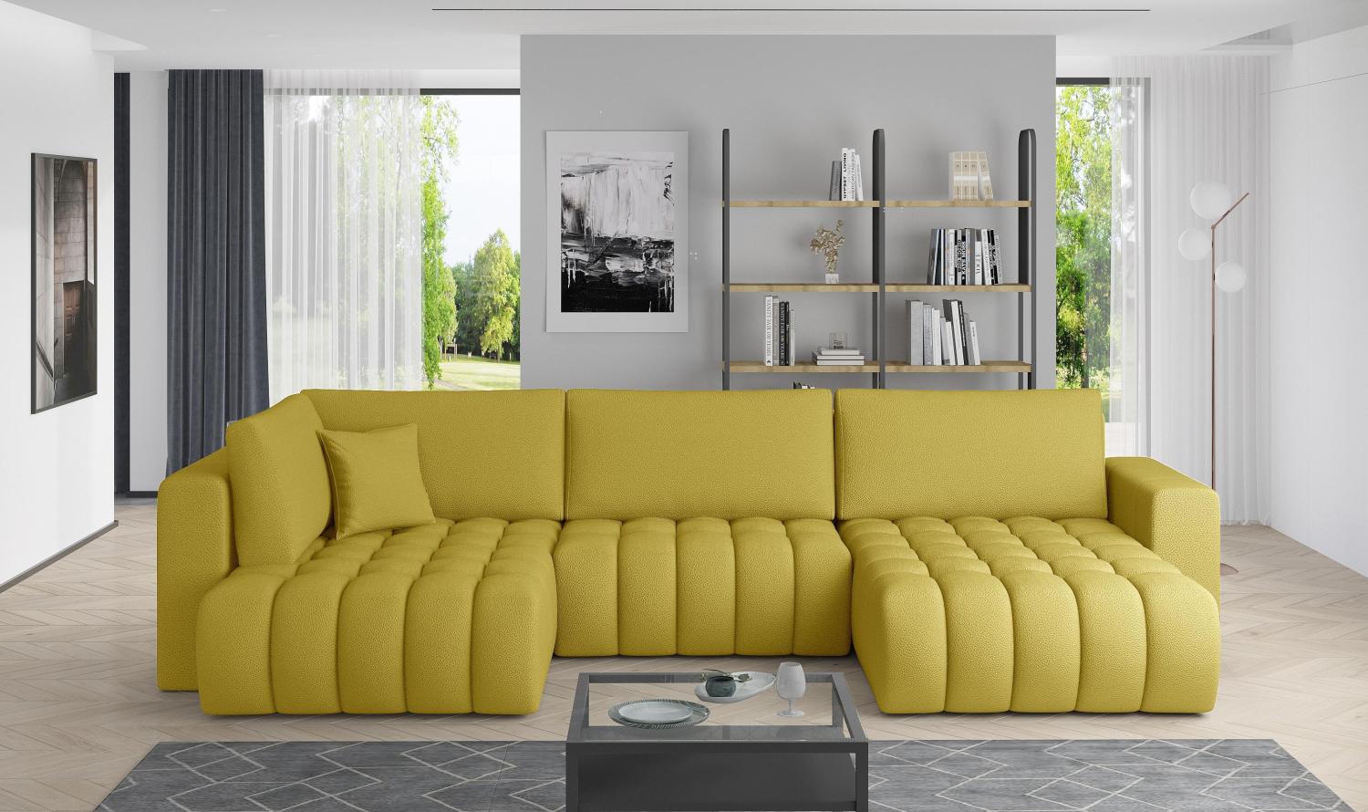 Wohnideebilder Bonito Gelb Ecksofas & Eckcouches CO-BON-RT-45SA Bild 1