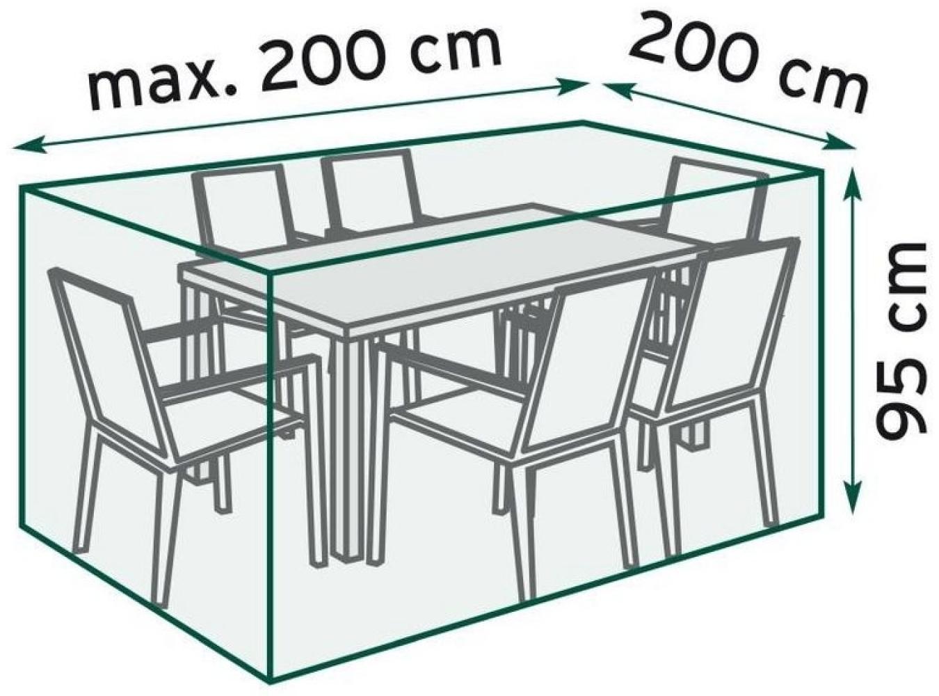 TrendLine Schutzhülle Exclusive Sitzgruppen 200x200x95 cm Abdeckung Gartenmöbel Bild 1