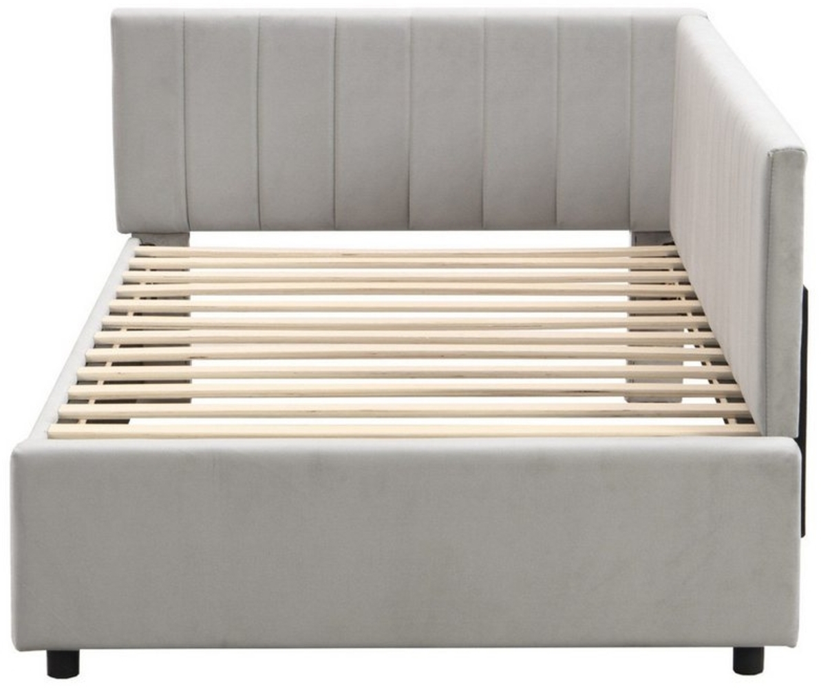 Odikalo Polsterbett Schlafsofa 90*200 Multifunktionsbett mit/ohne 2 Stauraumschubladen Bild 1