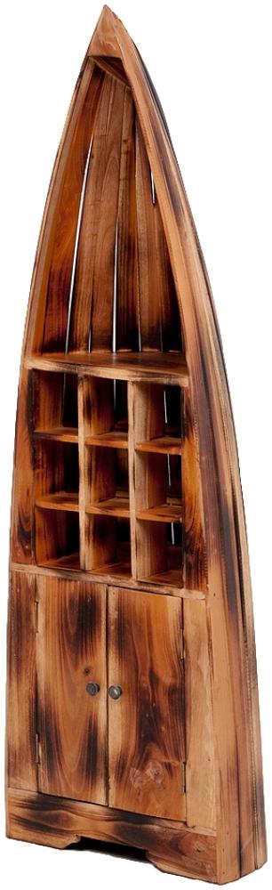 Bootsregal / Weinregal PINTU Geflammt ca. H140cm Regal Bücherregal Deko Shabby Bild 1