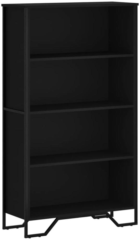 vidaXL Bücherregal Schwarz 80x31x137,5 cm Holzwerkstoff 848629 Bild 1
