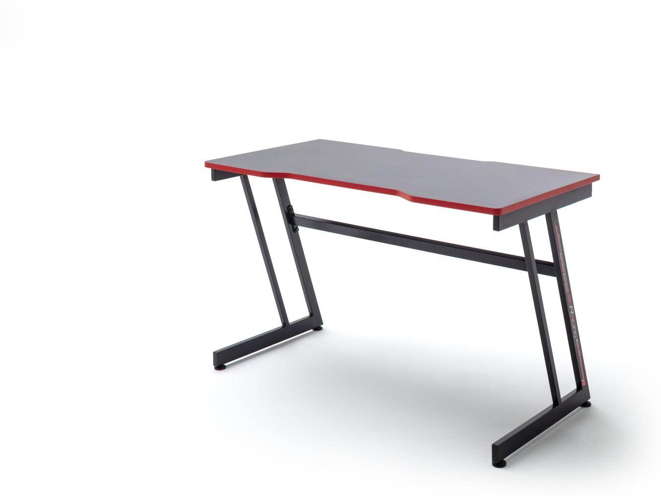 Schreibtisch >mcRACING Gaming Desk< (BxHxT: 120x75x60 cm) in schwarz Bild 1