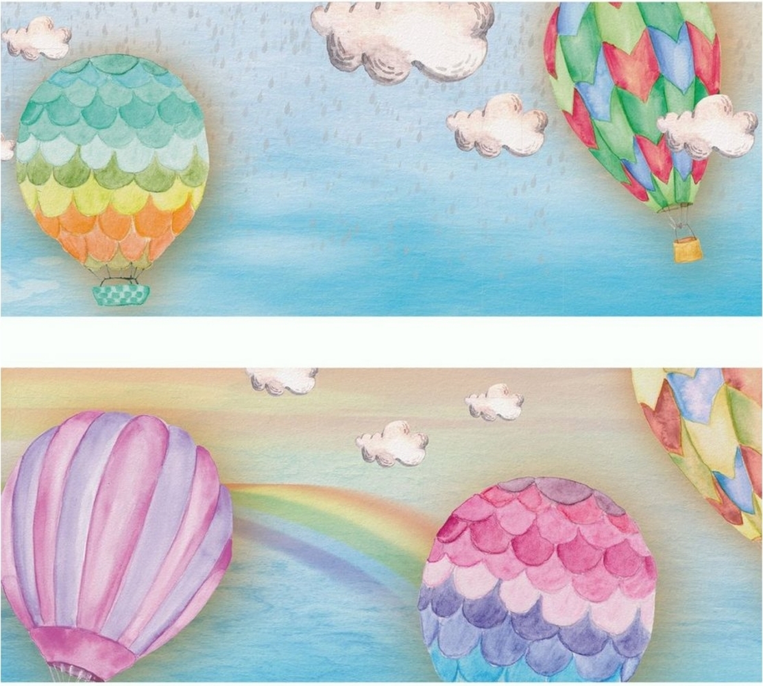 Sunnywall Bordüre Heißluftballon (Bordüre - 400 cm), Comic, (1 St), selbstklebend Bild 1