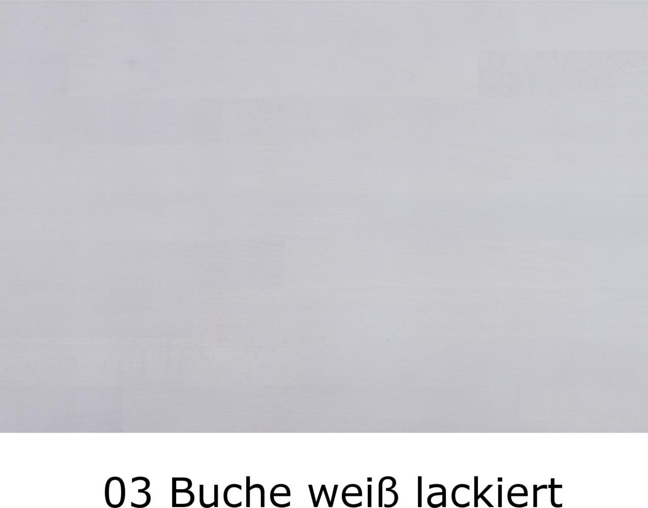 Dico Massivholz Avantgarde Buche Kommode 996.00 03 Buche weiß lackiert Bild 1