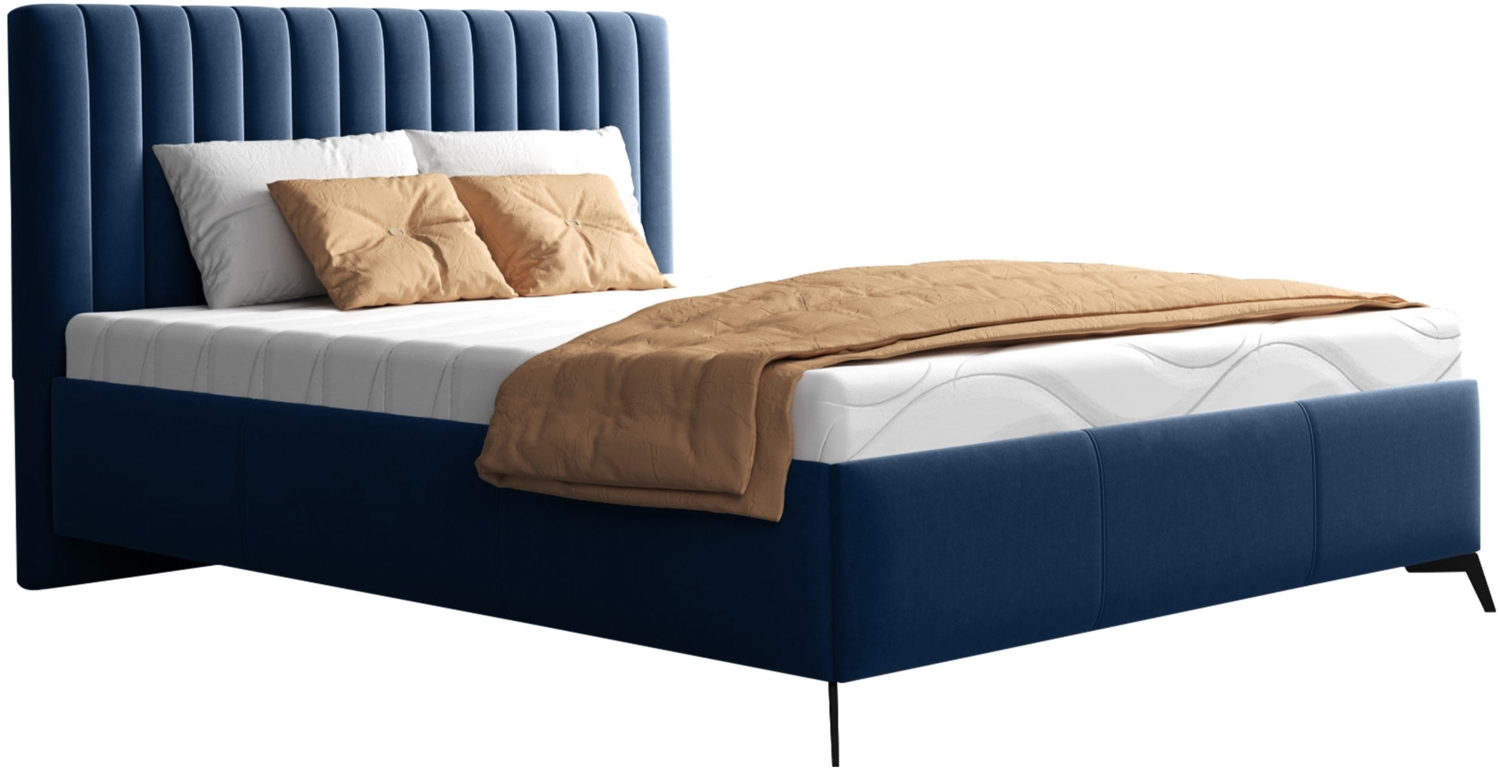 Polsterbett Manako mit Bettkasten und Kopfteil (Farbe: Fresh 11, Größe: 120x200) Bild 1