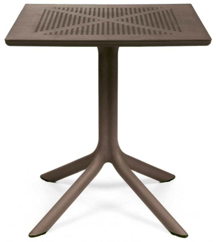 Tisch Clip Kunststoff (Tobacco 70 x 70 cm ) Bild 1