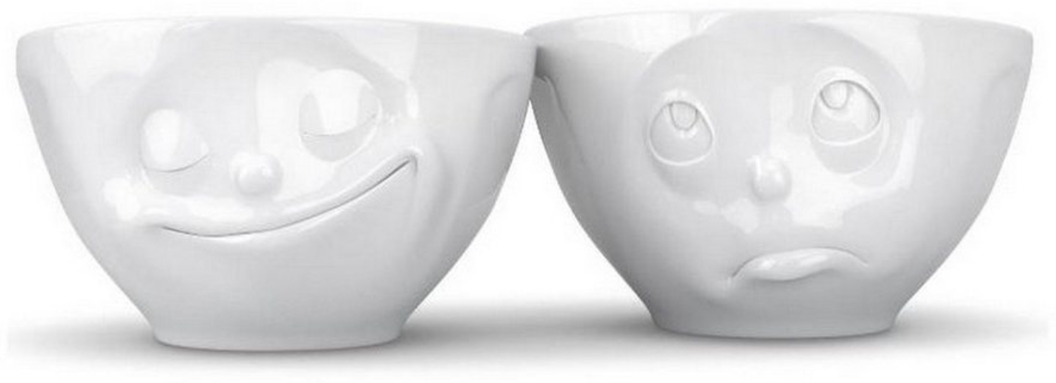 FiftyEight Products Schälchen 200 ml 2er-Set Glücklich & Bitte Bild 1