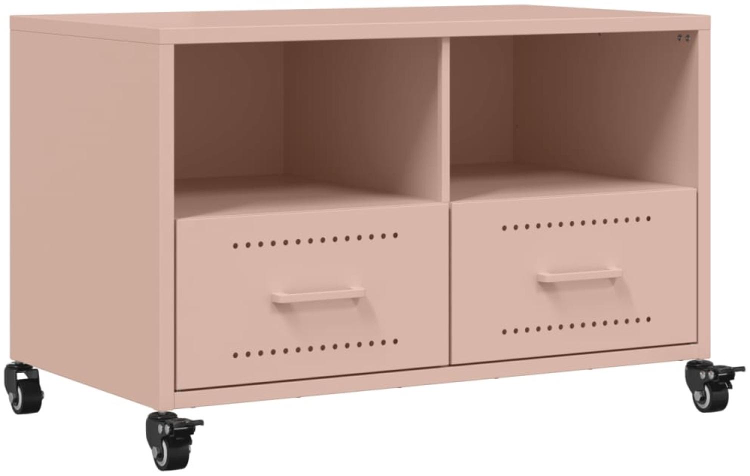 vidaXL TV-Schrank Rosa 68x39x43,5 cm Stahl 846699 Bild 1