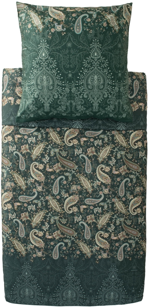Bettwäsche Bassetti Mako Satin Monnalisa V1 grün 135x200 Bild 1