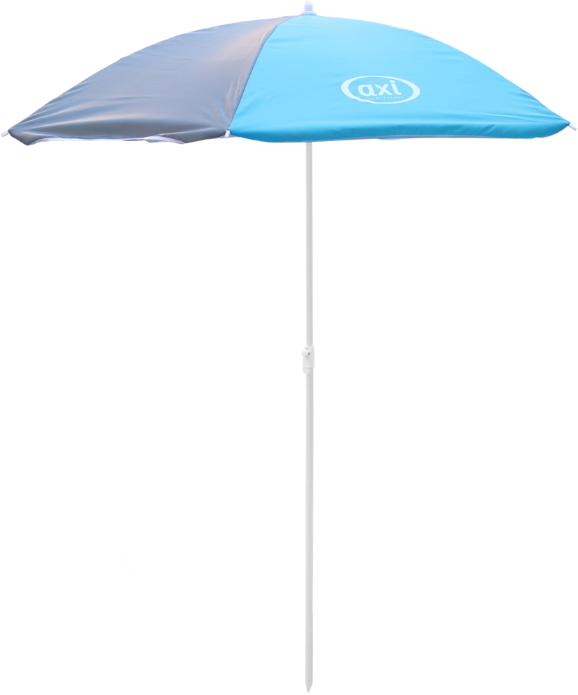 AXI Sonnenschirm Ø125 cm - Grau / Blau Sonnenschirm für Kinder | Grau, blau | Metall | 125 cm Bild 1