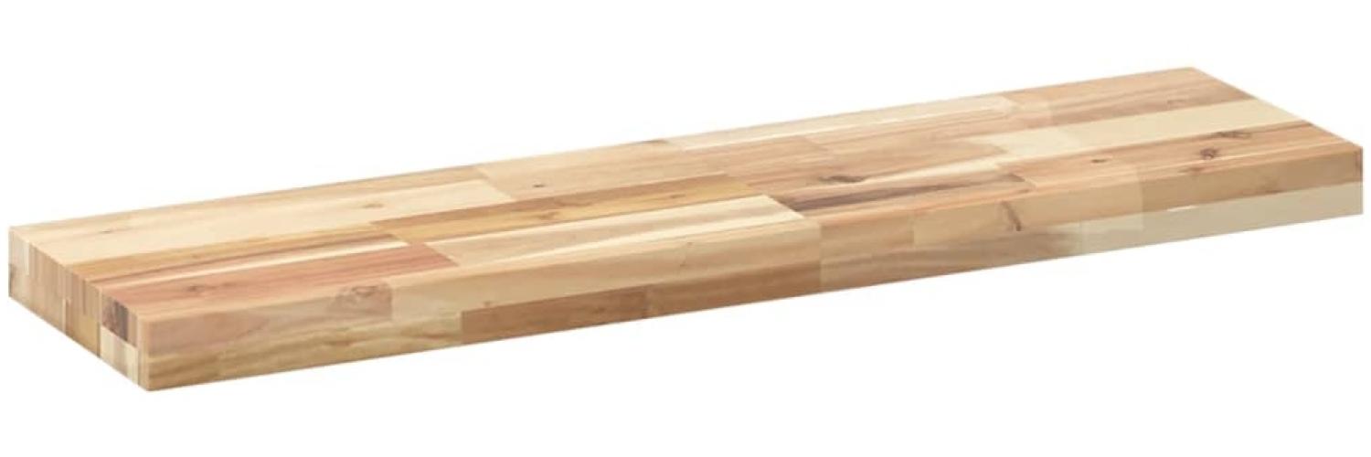 vidaXL Schweberegal 100x20x4 cm Massivholz Akazie Unbehandelt 3279427 Bild 1