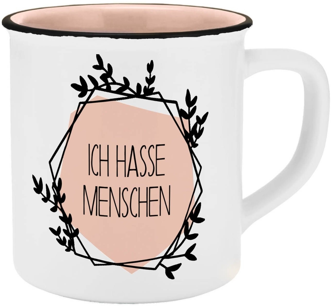 INFINITE by GEDA LABELS Tasse Ich hasse Menschen Bild 1