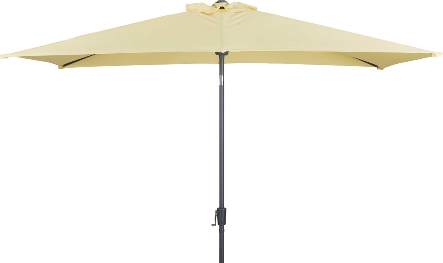 TrendLine Alu Marktschirm Lagos vanillegelb 200x300cm Ampelschirm Sonnenschirm Bild 1