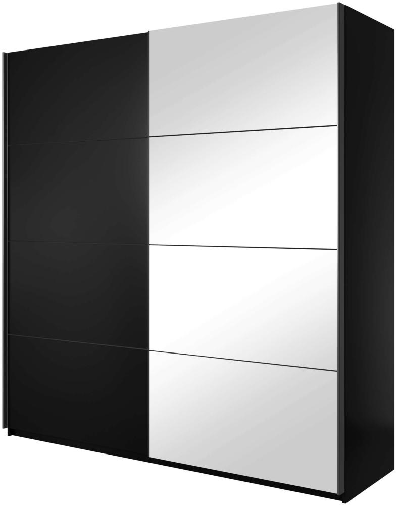 99rooms Era Schwebetürenschrank II Schwarz 200 cm Bild 1