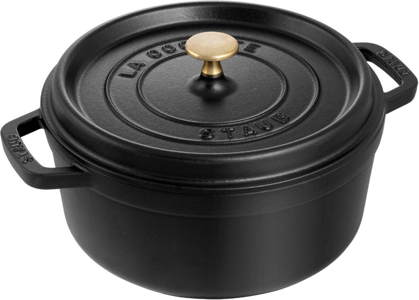 STAUB Cocotte Bräter nClassic Gusseisen 6,7 l Ø28cm schwarz Bild 1