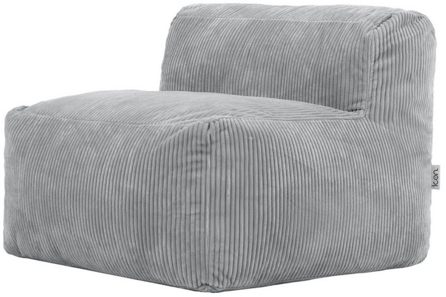 icon Sitzsack Modulares Sessel aus Cord Flauschig „Zen“, Schaumstoff Füllung, für Wohnzimmer, für Schlafzimmer Bild 1