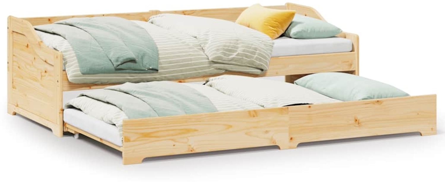 vidaXL Tagesbett Ausziehbar ohne Matratze IRUN 90x200cm 42000161 Bild 1
