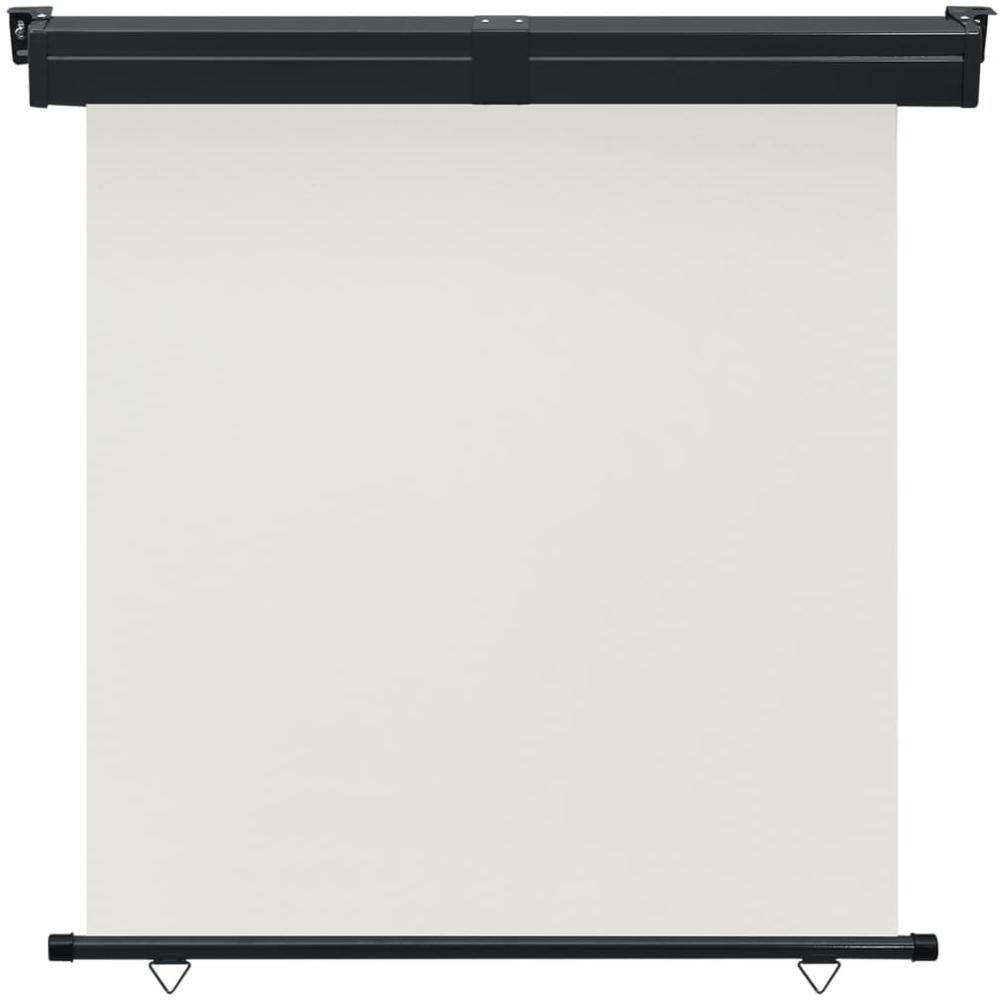 vidaXL Balkon-Seitenmarkise 165x250 cm Creme 48431 Bild 1