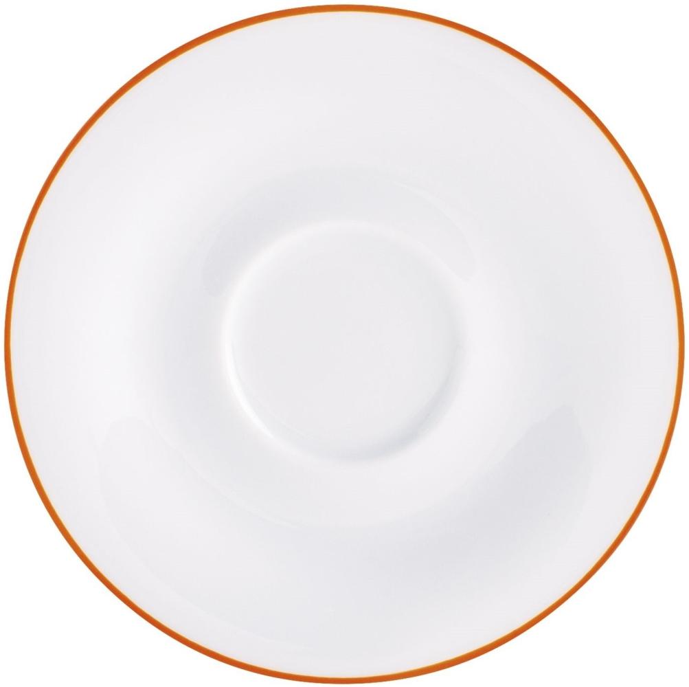 KAHLA Pronto Line Untertasse 12 cm Line sunset orange Bild 1