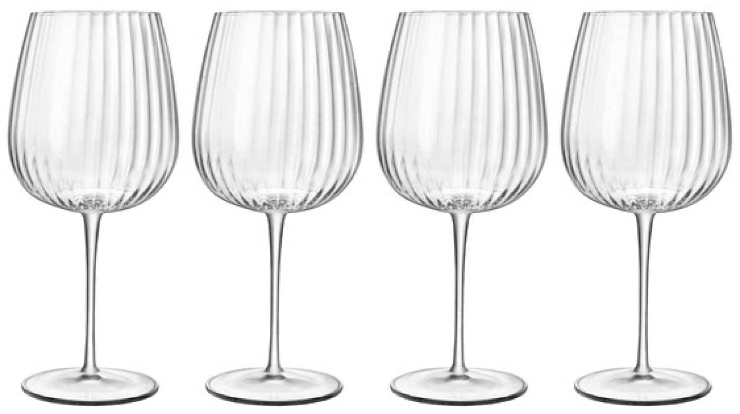 Luigi Bormioli Gin & tonic glass burgundy Optica 75 cl 4 pcs. Bild 1