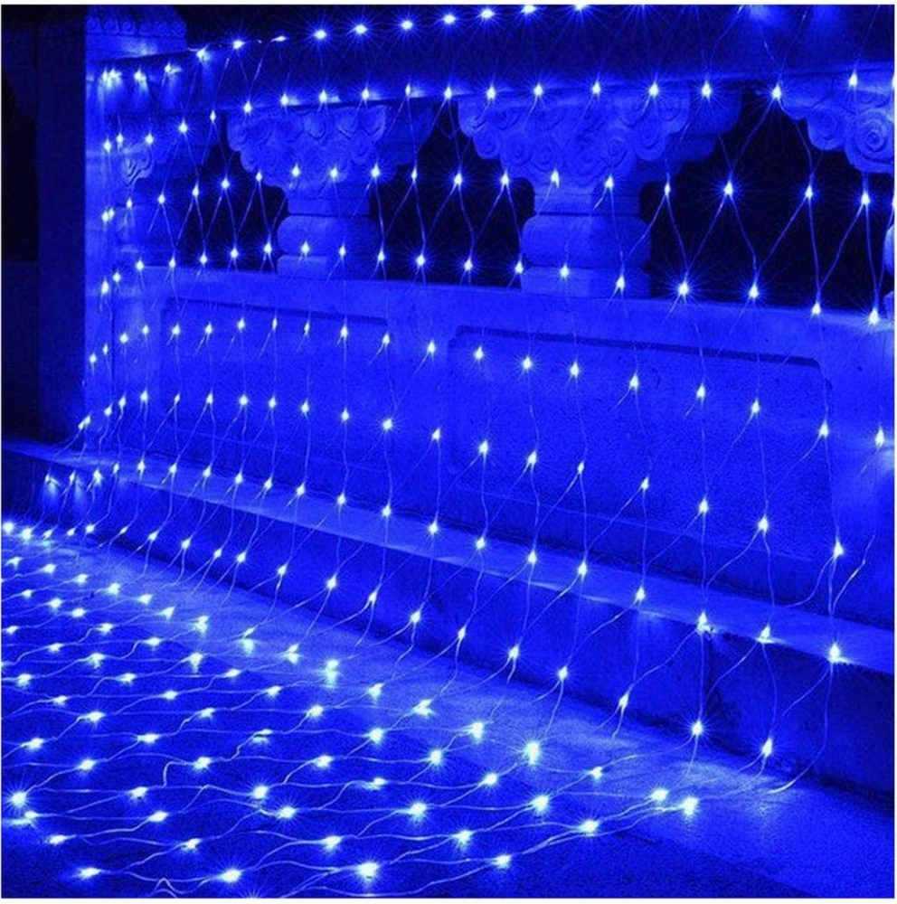 Qualra LED-Lichterkette LED Lichternetz Lichterkette 8 Beleuchtungsmodi, 1.5x1.5M/2x2M/3x2M/6x4M Anschließbar Für Weihnachtsfeier-Dekor Bild 1