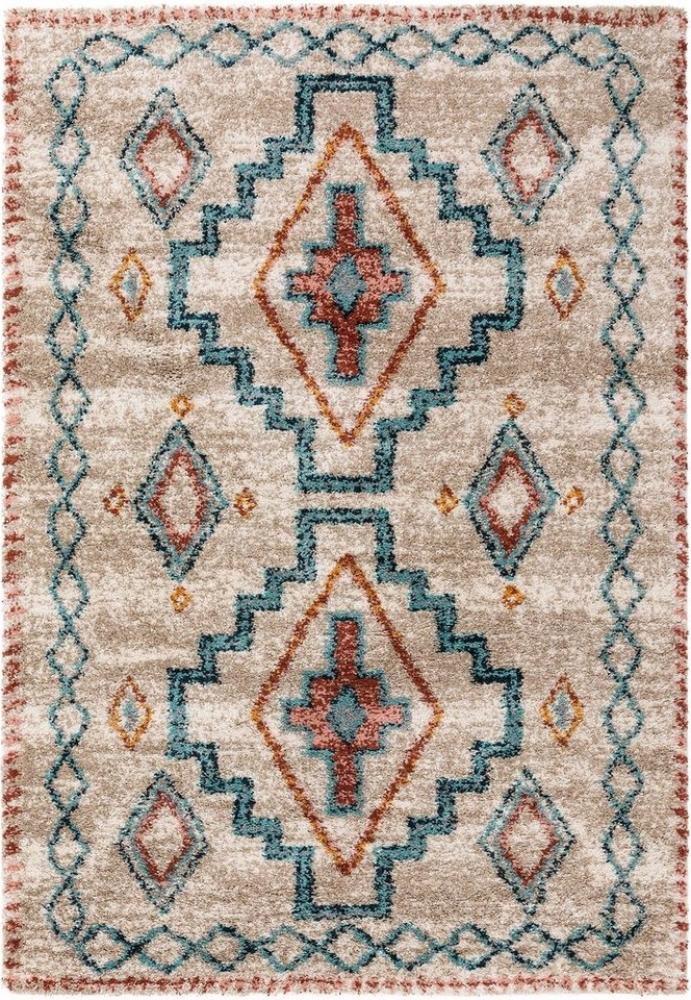 benuta Hochflor-Teppich Gobi, rechteckig, Höhe: 21 mm, Kunstfaser, Berber, Ethno-Style, Wohnzimmer Bild 1