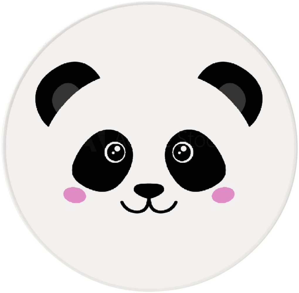 Geda Labels GmbH Frühstücksteller Panda Gesicht, (1 St), Weiß, 20cm, spülmaschinengeeignet Bild 1