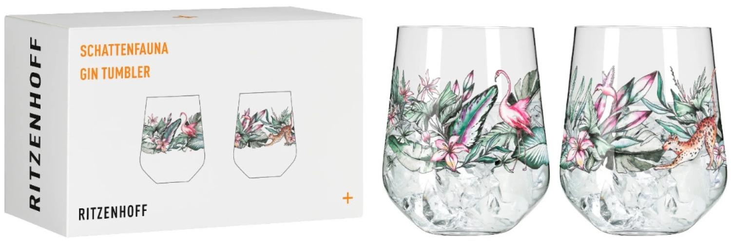 Ritzenhoff 3701003 Gin Tumbler 2er-Set #5, #6 SCHATTENFAUNA RDT 2024 Bild 1