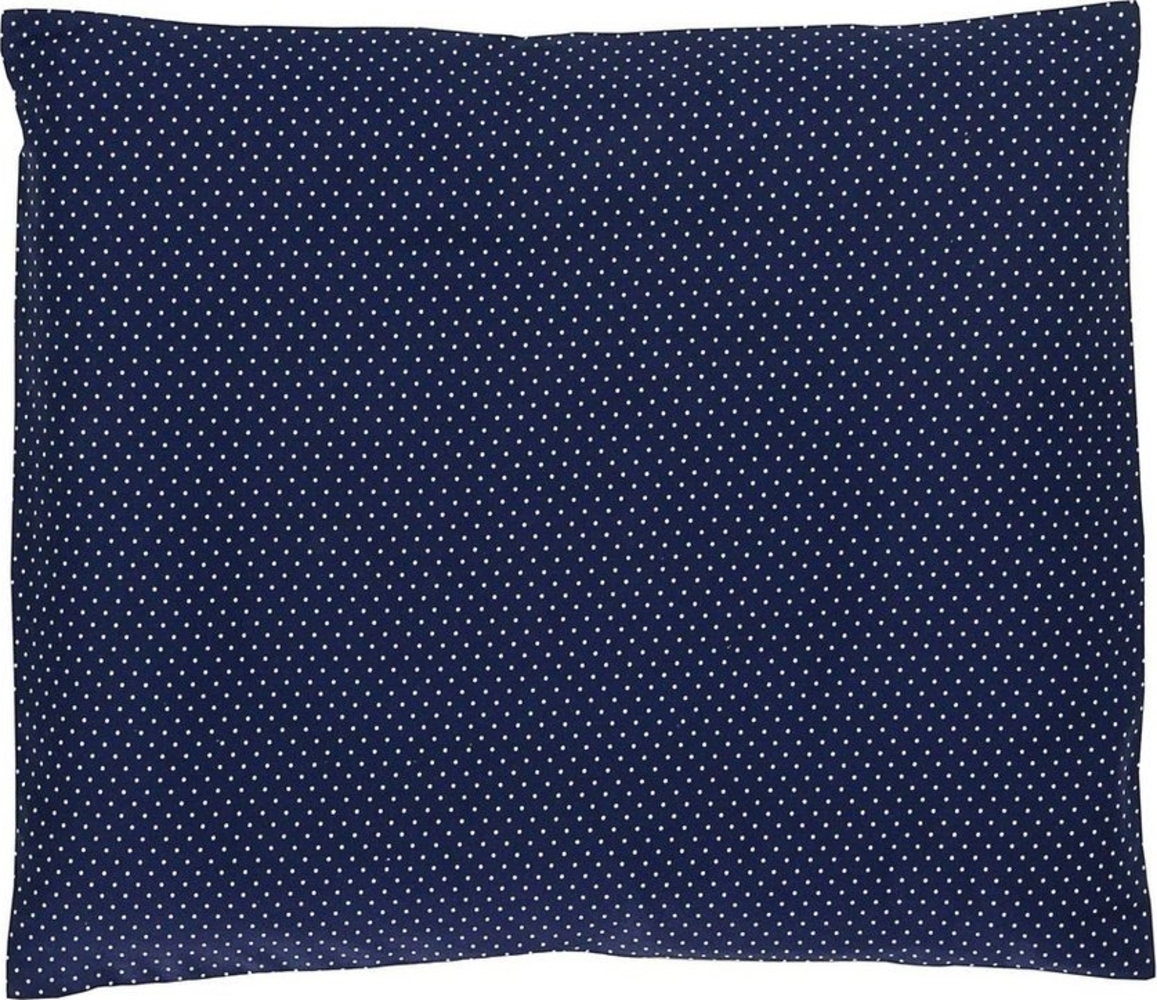 ULLENBOOM ® Kissenbezug Baby Kissenbezug 35x40 cm “Blau” (Made in EU), Kopfkissenbezug mit Hotelverschluss, aus 100% Baumwolle, Design Uni Bild 1