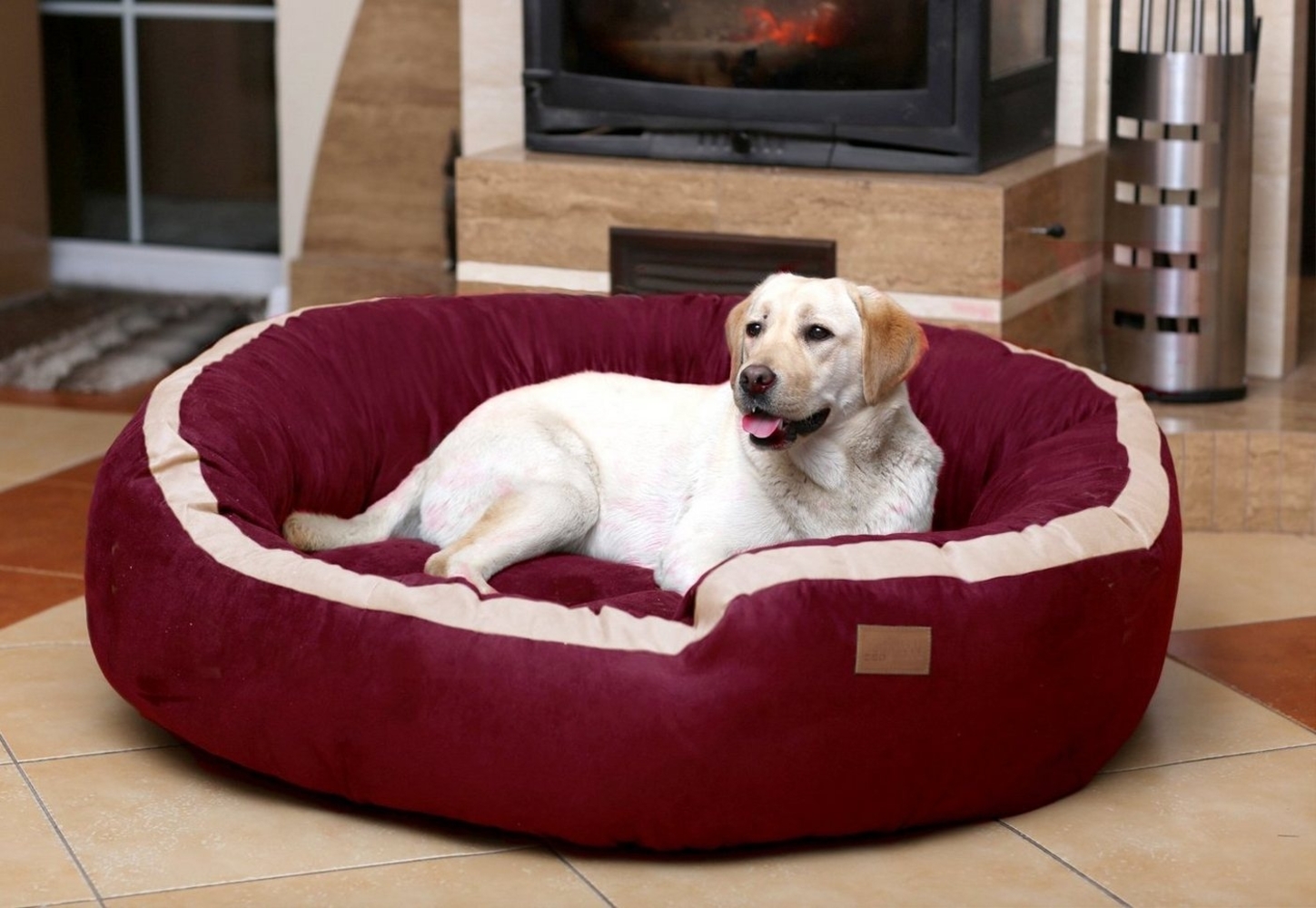 tierlando® Tierbett tierlando LANA Hundebett Hundesofa M L XL Velours MEGA DICK SUPERWEICH Bild 1