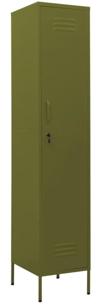vidaXL Schließfachschrank Olivgrün 35x46x180 cm Stahl 336252 Bild 1