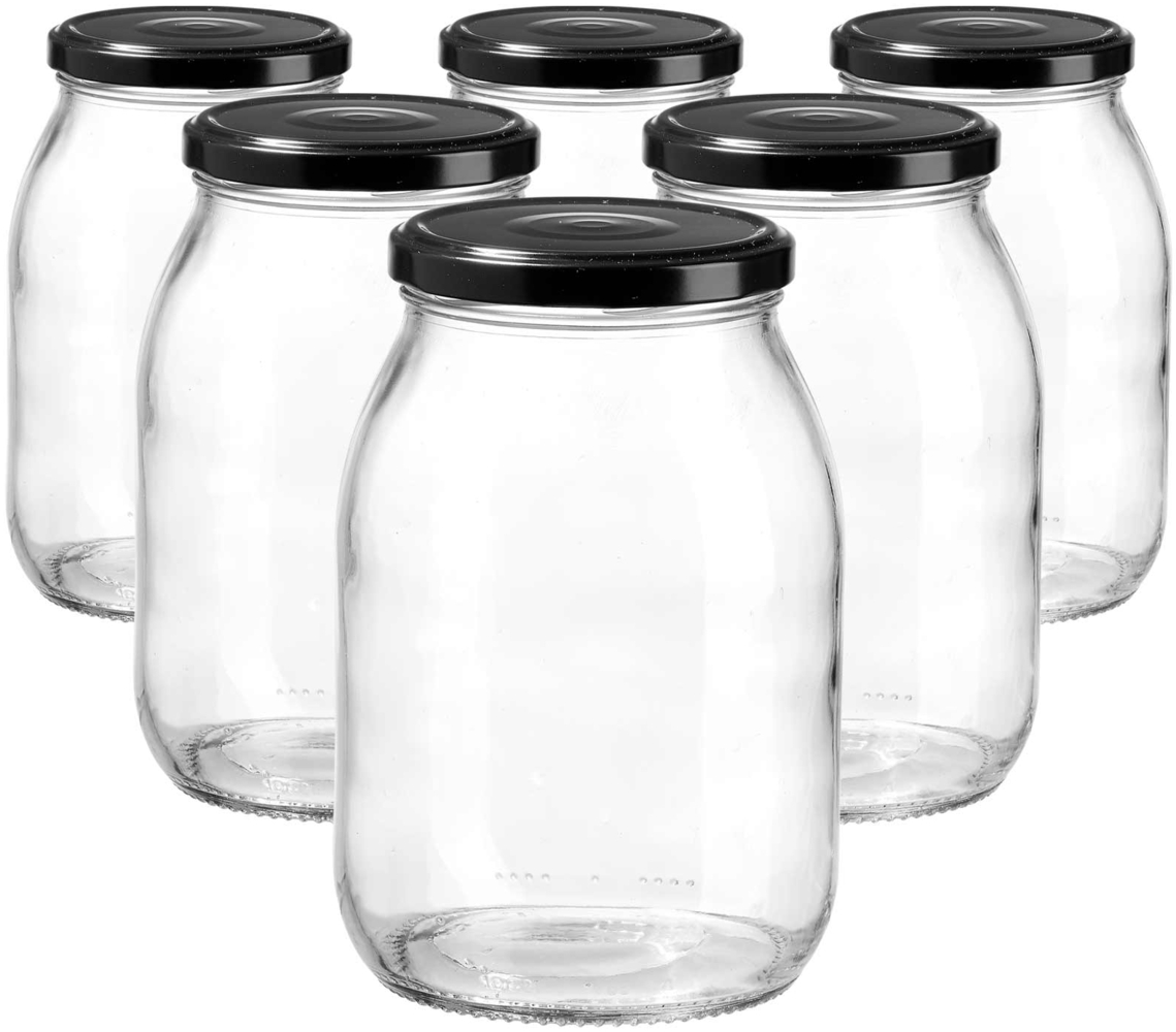 Ritzenhoff & Breker Kitchen Love Einmachglas 1 l 6er Set Bild 1