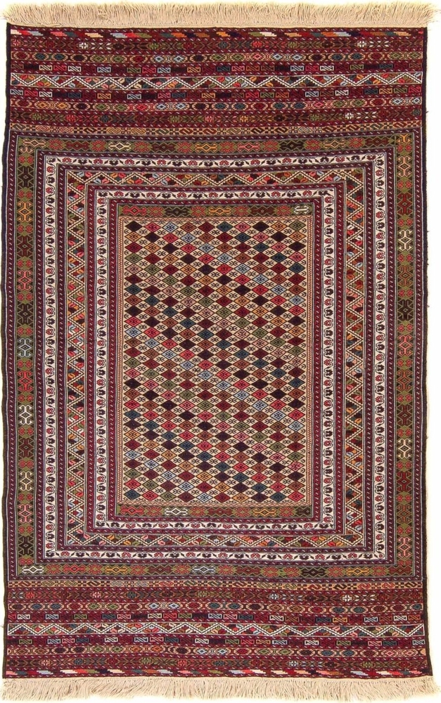 Morgenland Kelim Teppich - Oriental - 185 x 120 cm - mehrfarbig Bild 1