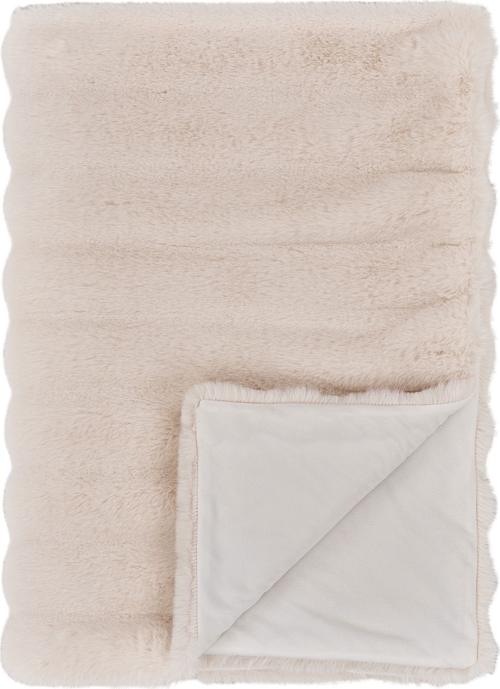 Karo, Kunstfell, weiß, 130x180 cm Bild 1