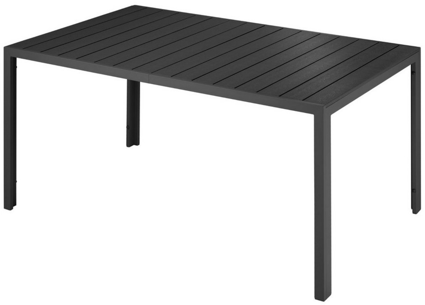 tectake Gartentisch Bianca, aus Aluminium und Kunststoff Bild 1