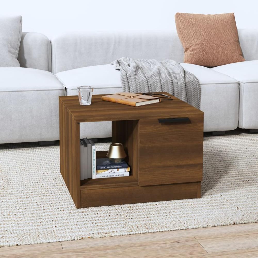 vidaXL Couchtisch Braun Eichen-Optik 50x50x36 cm Holzwerkstoff 817077 Bild 1